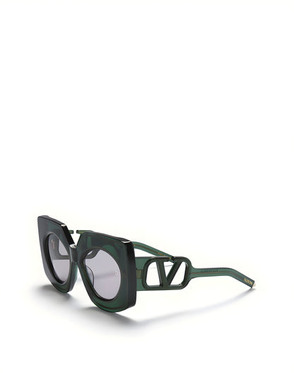 VALENTINO VLS127C V-SOUL GRN GLD 53 SUNGLASSES