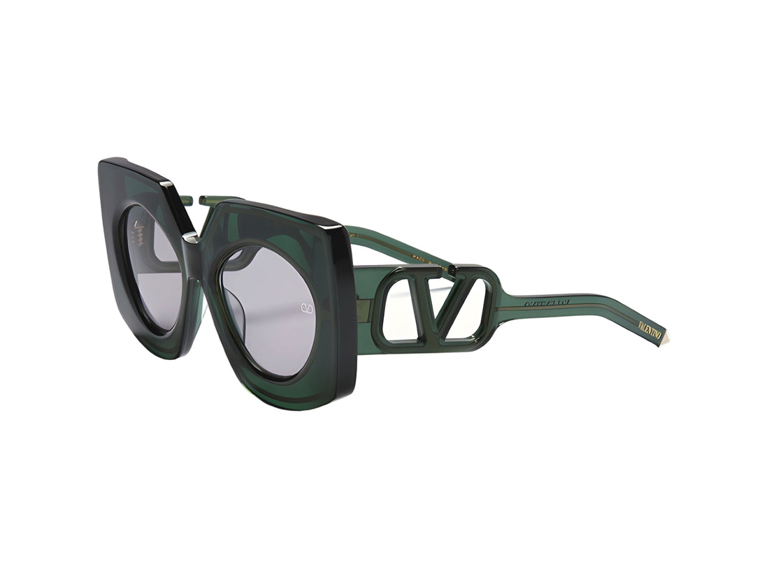 VALENTINO VLS127C V-SOUL GRN GLD 53 SUNGLASSES