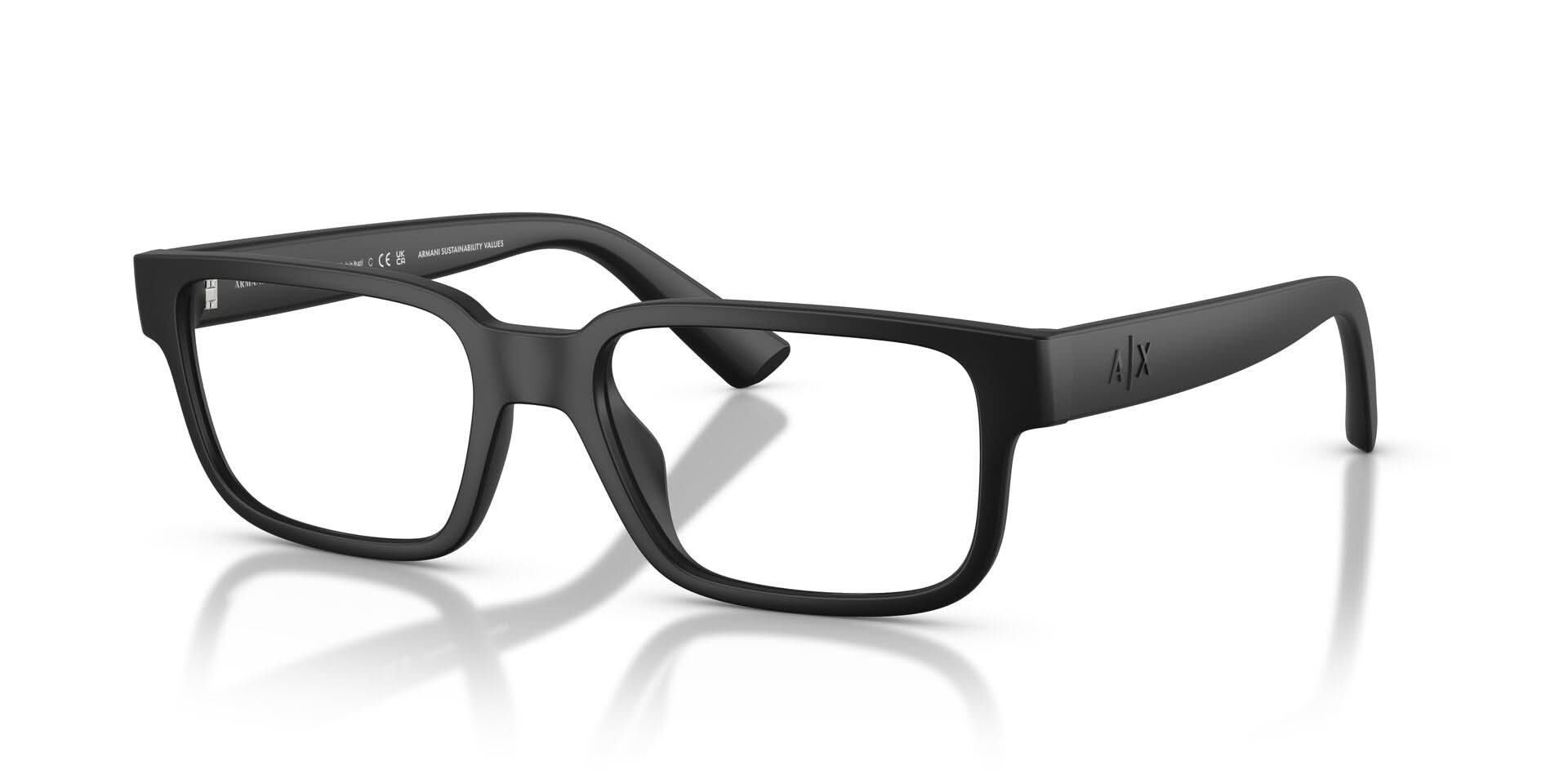 ARMANI jeans限定魚眼レンズ ARMANI EXCHANGE AX3130U 8078 53 FRAME