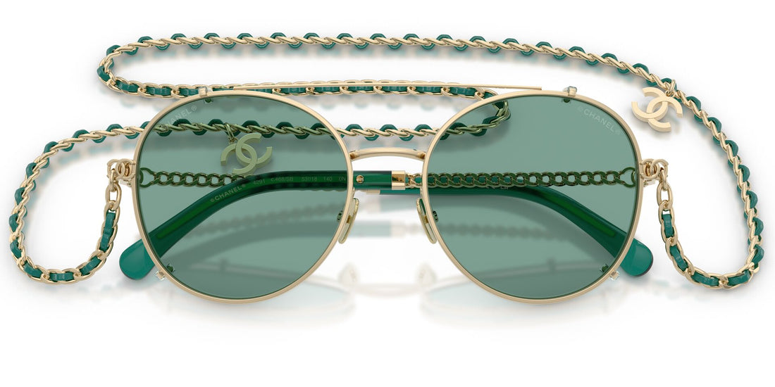 CHANEL CH4291 CLIPON C468SB 53 SUNGLASSES