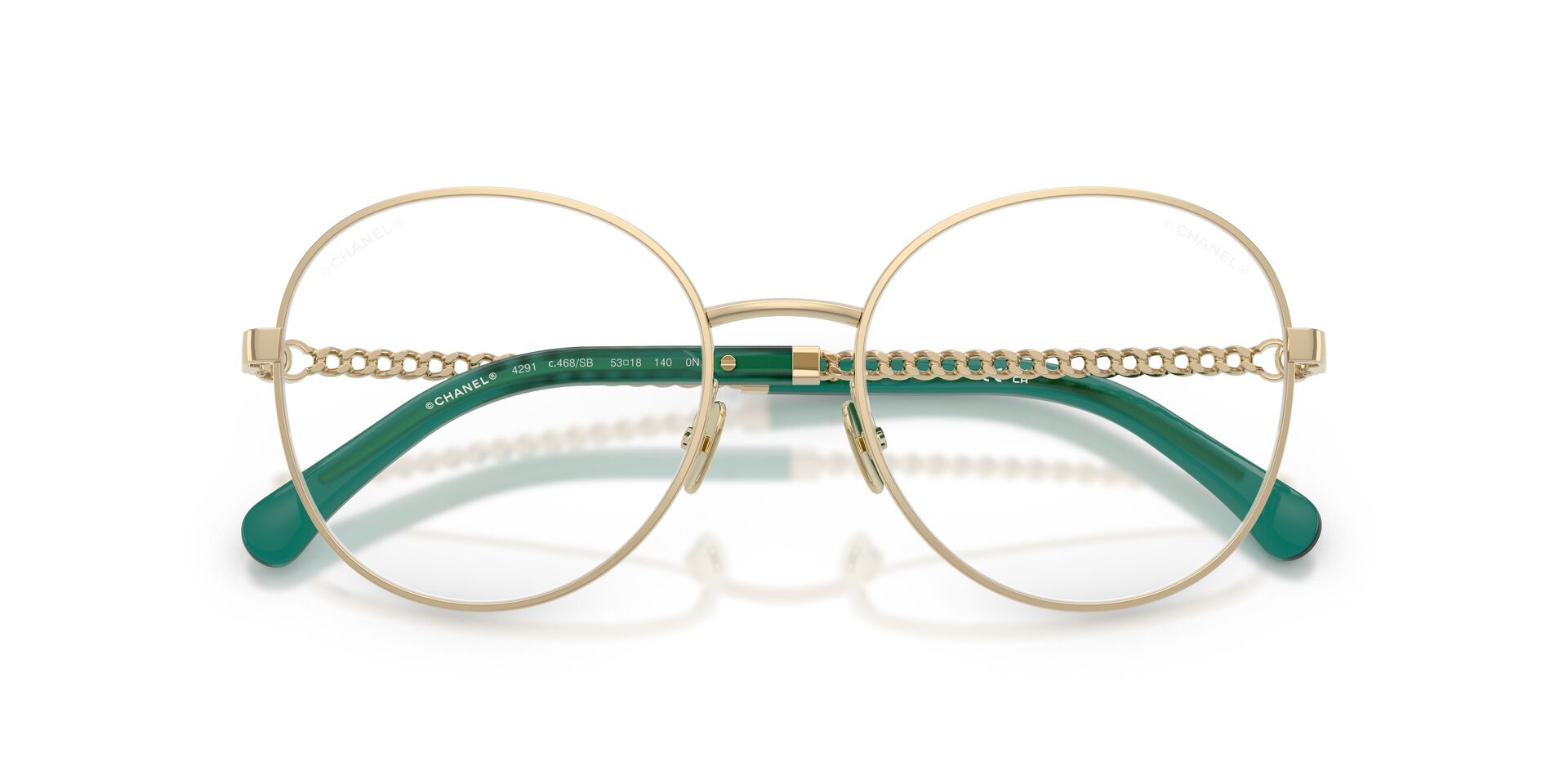 CHANEL CH4291 CLIPON C468SB 53 SUNGLASSES