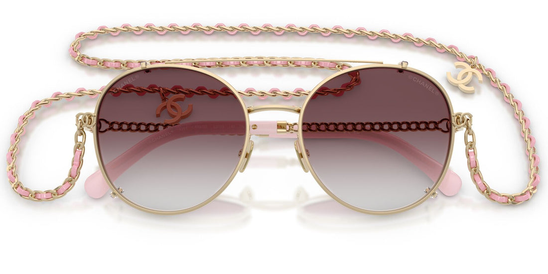 CHANEL CH4291 CLIPON C489SB 53 SUNGLASSES