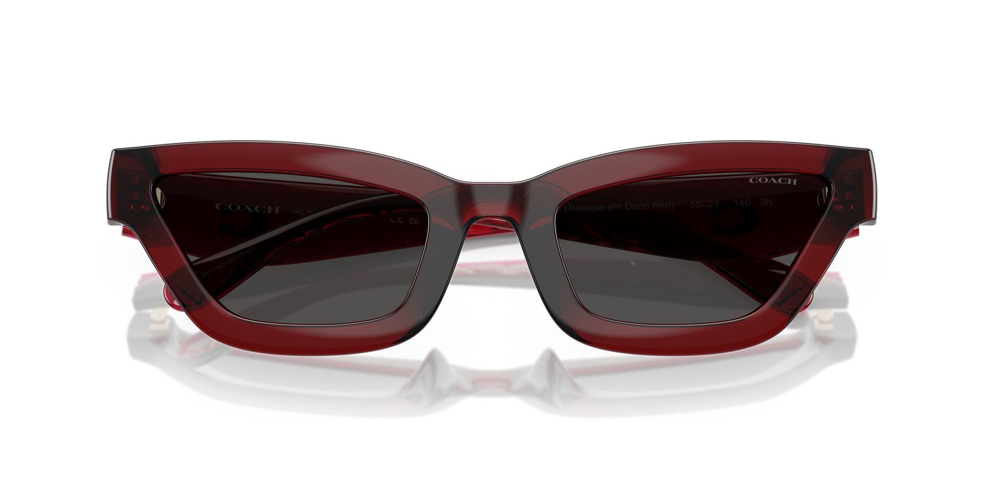 COACH HC8420U CAD28 587487 55 SUNGLASSES