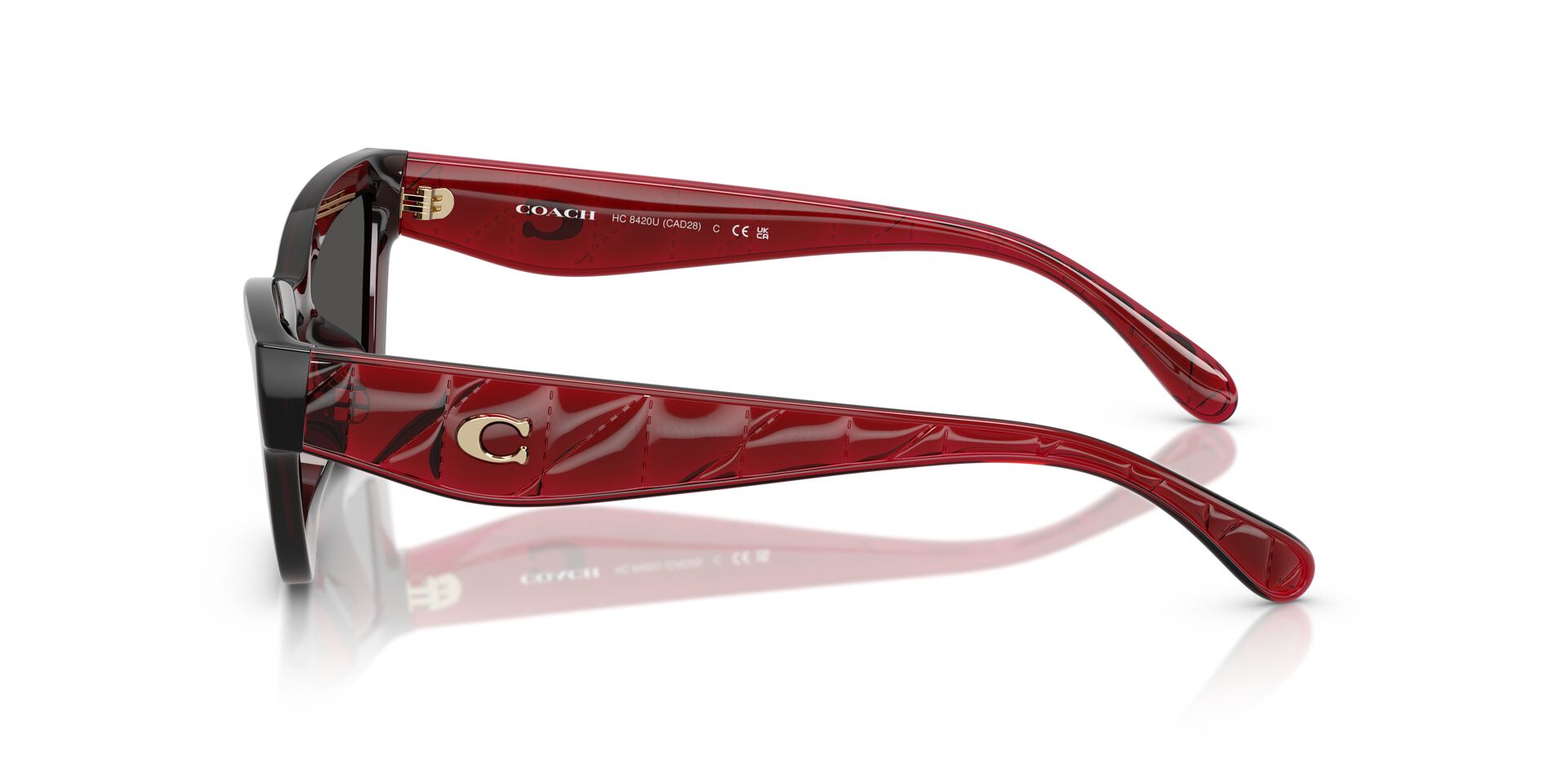 COACH HC8420U CAD28 587487 55 SUNGLASSES