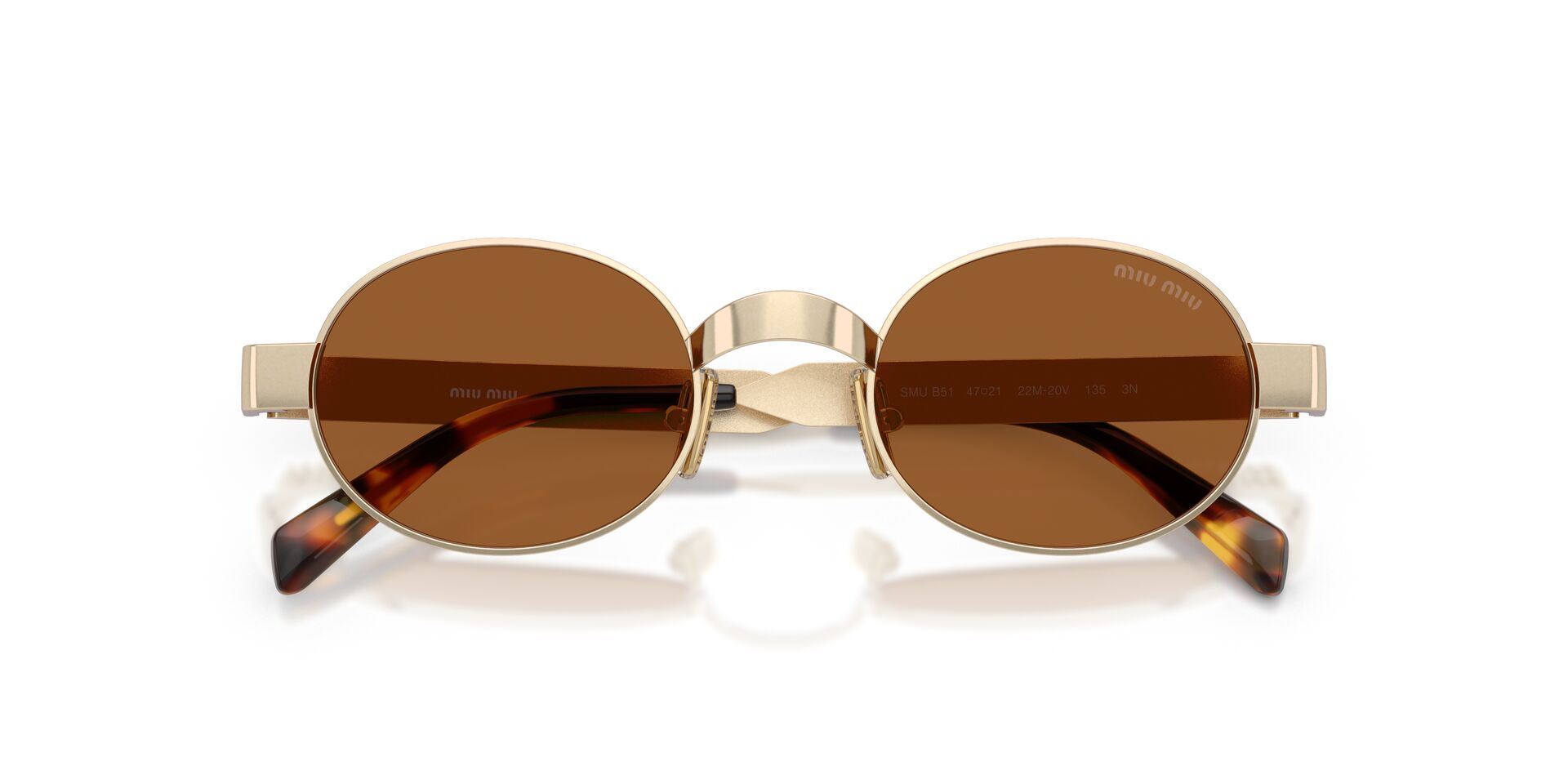MIU MIU MUB51S 22M20V 47 SUNGLASSES