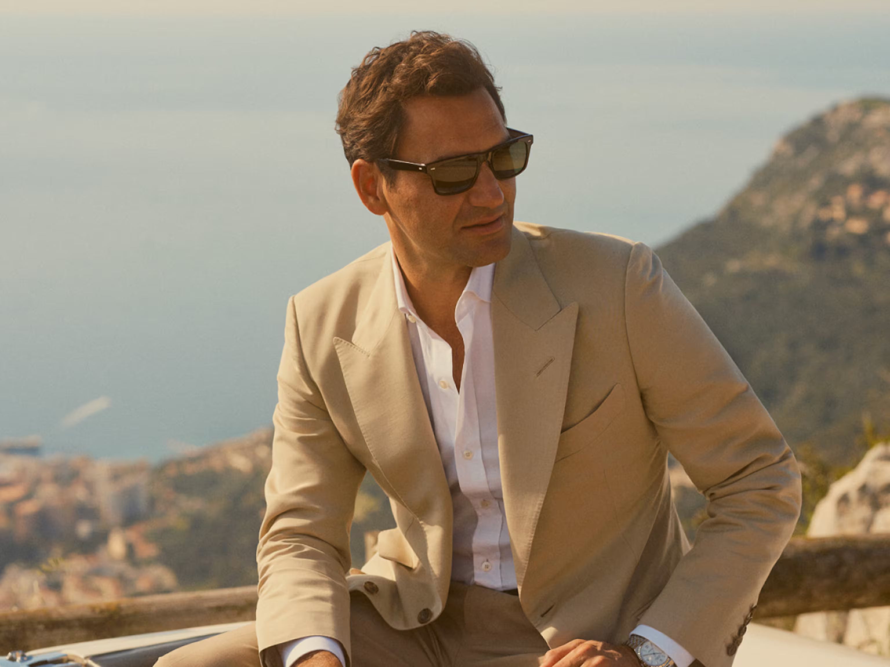 OLIVER PEOPLES OV5596SU ROGER FEDERER R-16 14929A 55 SUNGLASSES