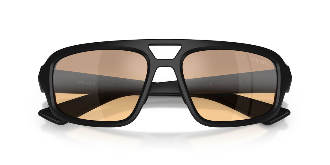 PRADA PSB11SU 1BO40Z 57 SUNGLASSES