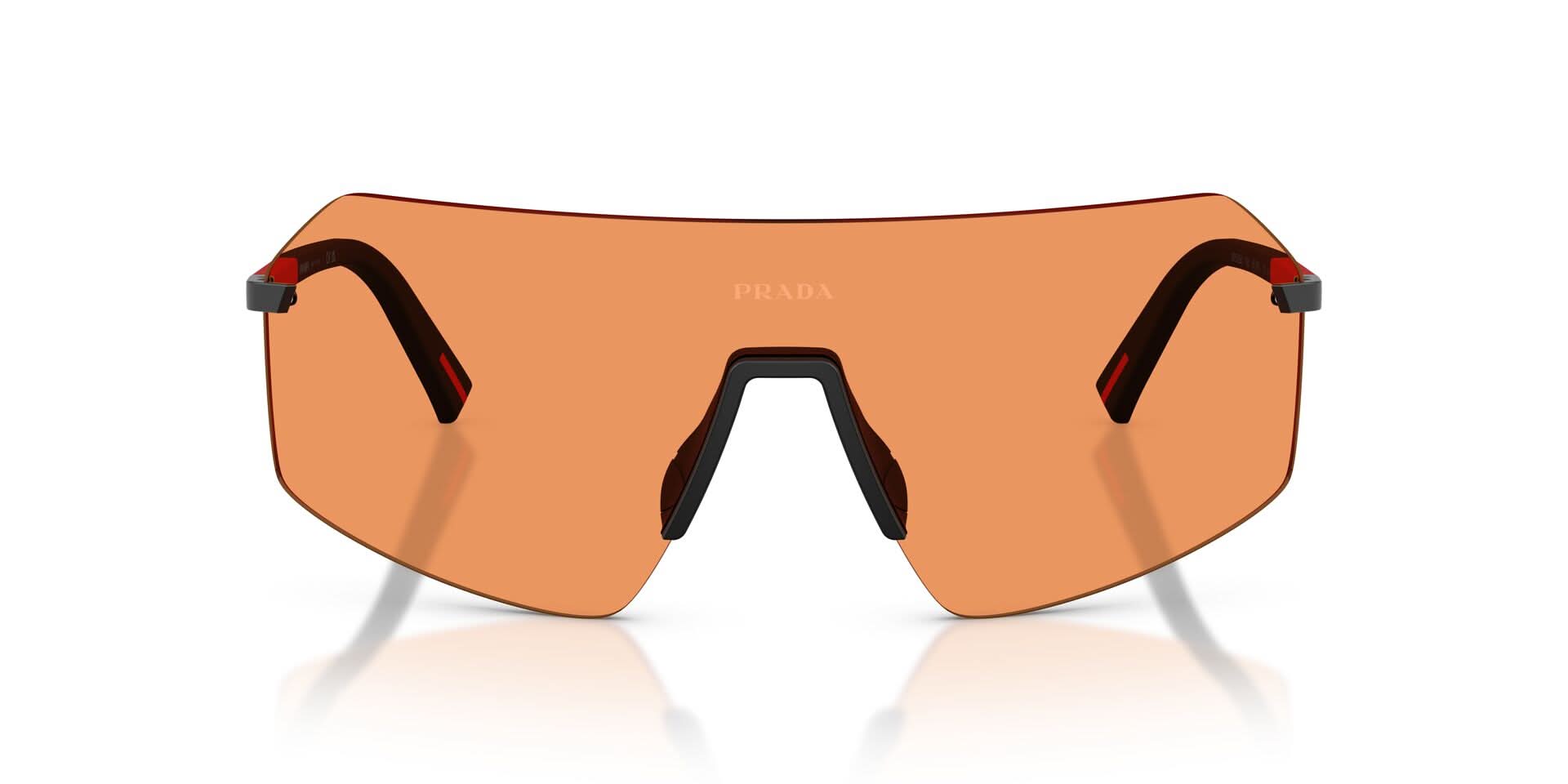 小物 Archive PRADA clear sunglasses orange PRADA PSB50S PRADA LINEA ROSSA 1BO90U 36 SUNGLASSES