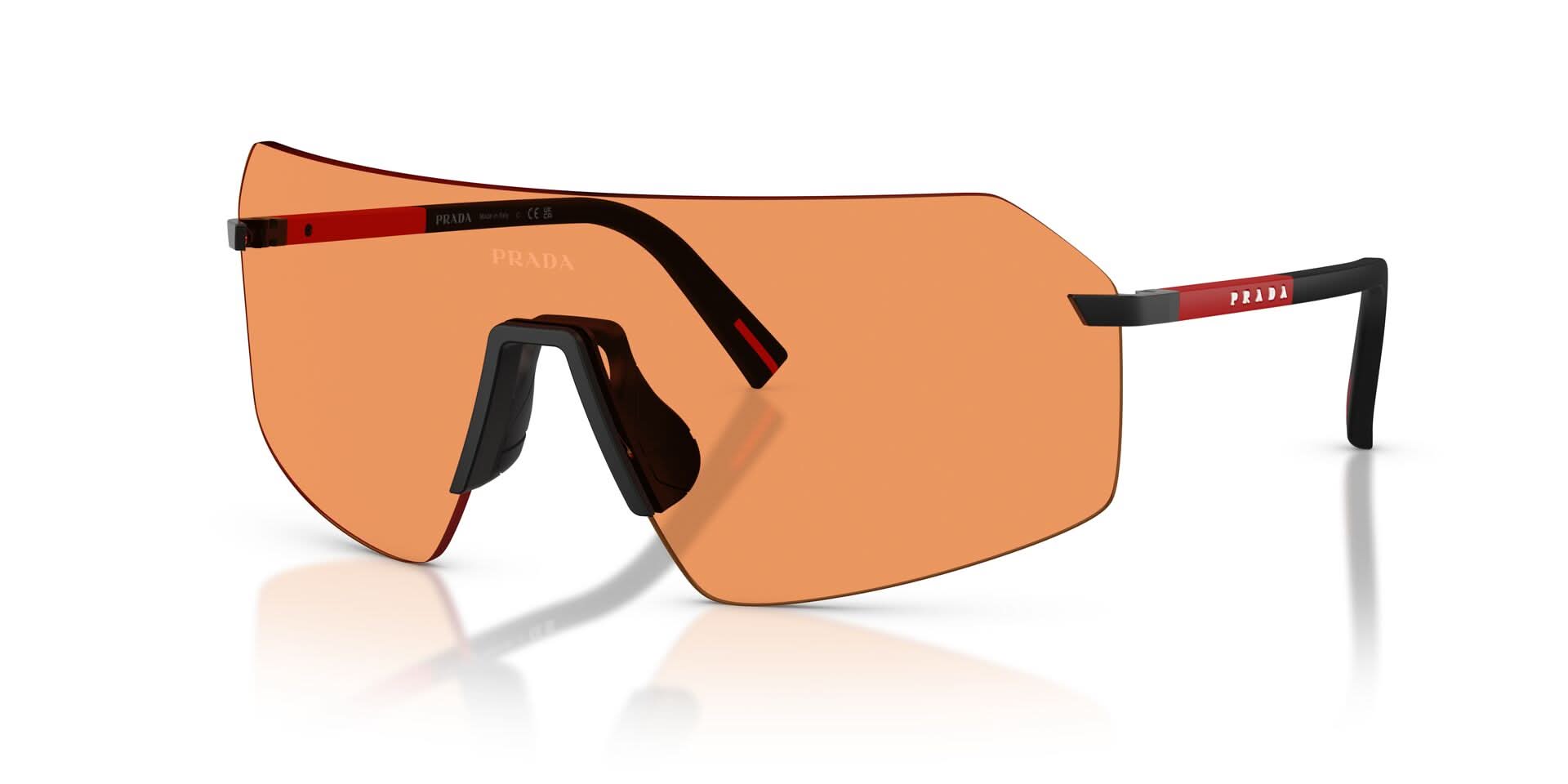 小物 Archive PRADA clear sunglasses orange PRADA PSB50S PRADA LINEA ROSSA 1BO90U 36 SUNGLASSES