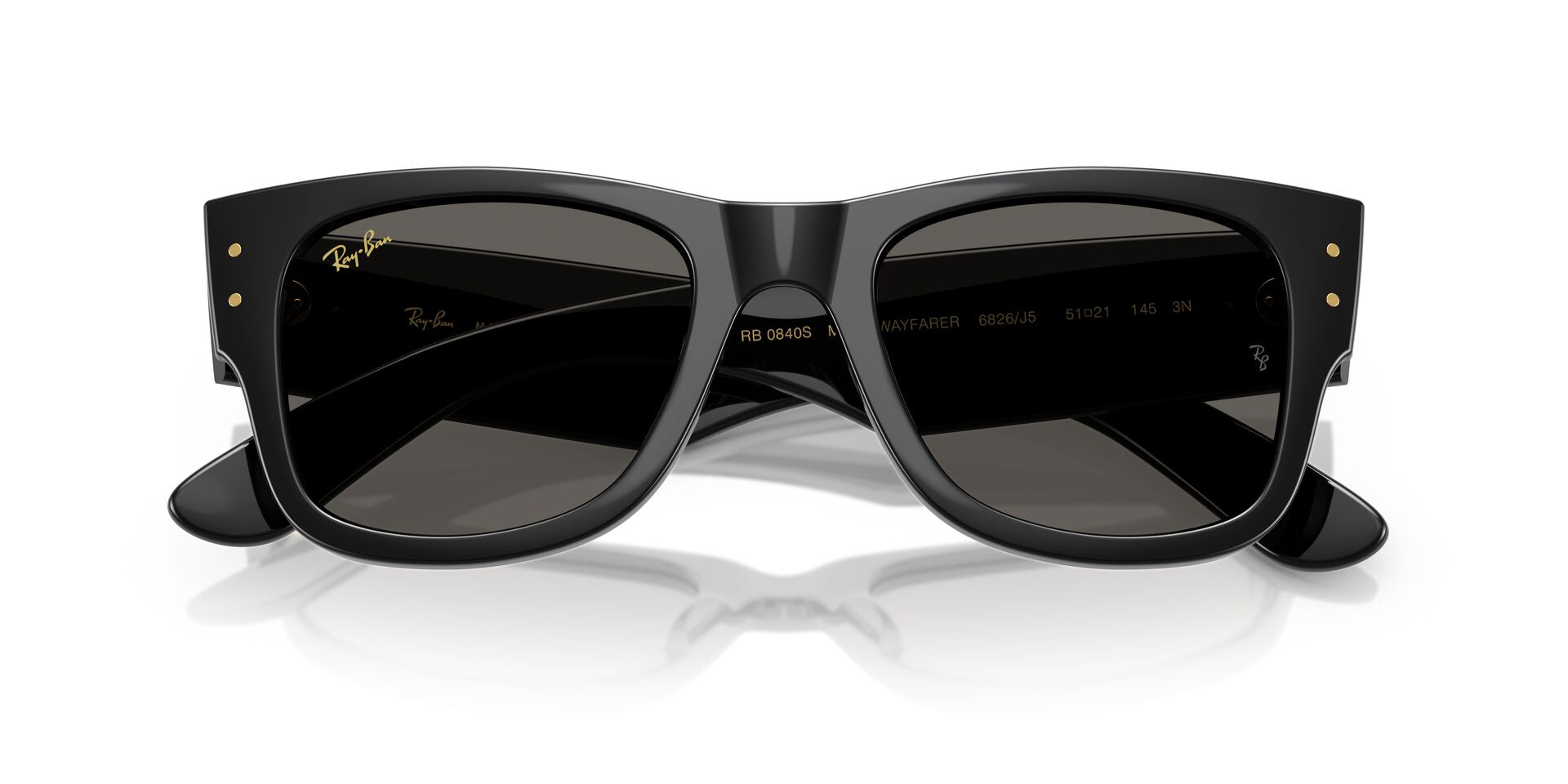 RAYBAN RB0840S MEGA WAYFARER 6826J5 51 SUNGLASSES
