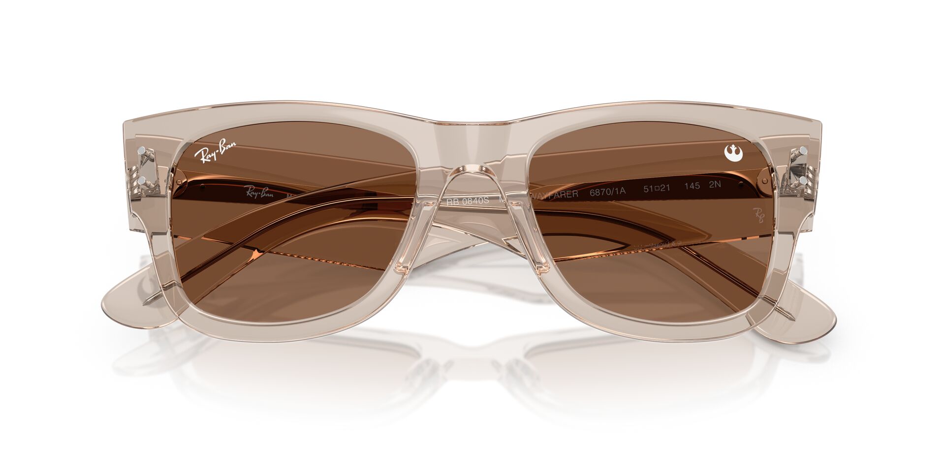RAYBAN RB0840S STAR WARS MEGA WAYFARER 68701A 51 SUNGLASSES