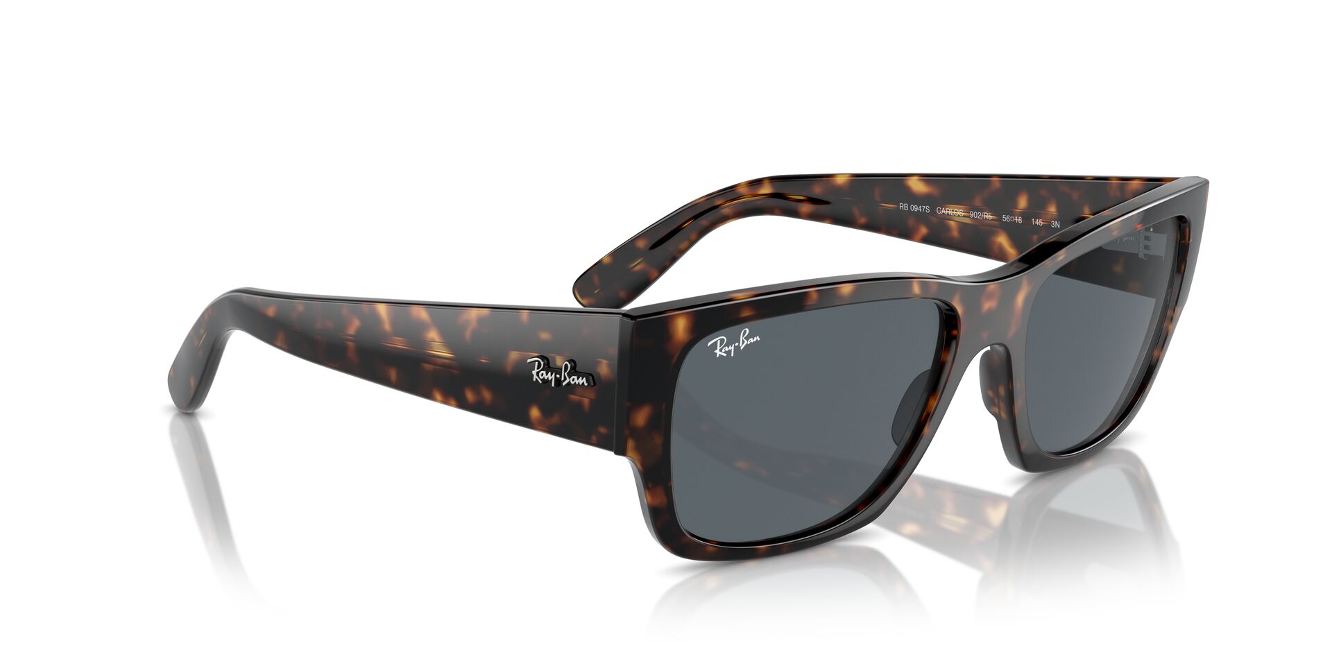 RAYBAN RB0947S CARLOS 902/R5 56 SUNGLASSES