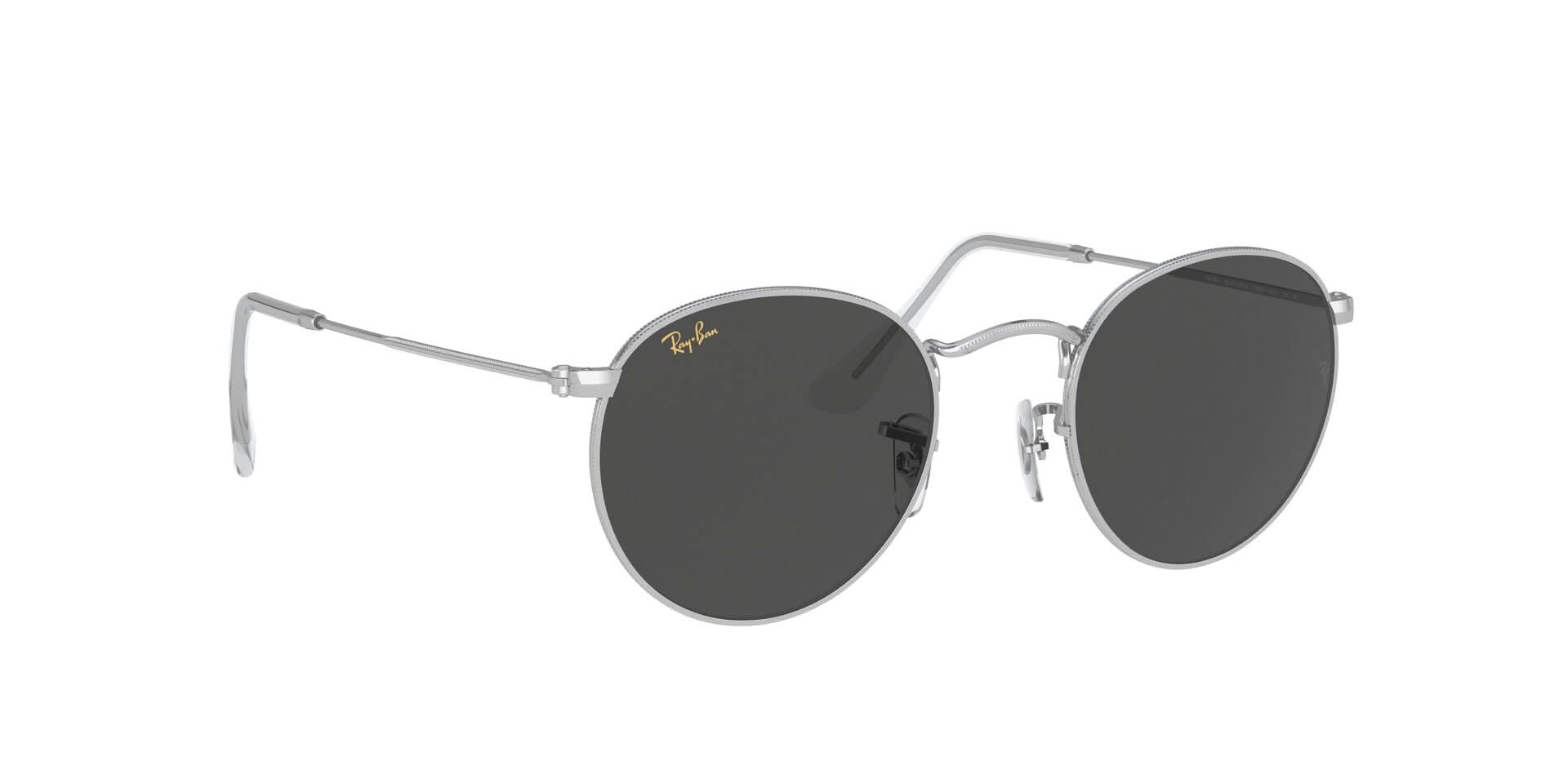 RAYBAN RB3447 ROUND METAL 9198B1 50 SUNGLASSES