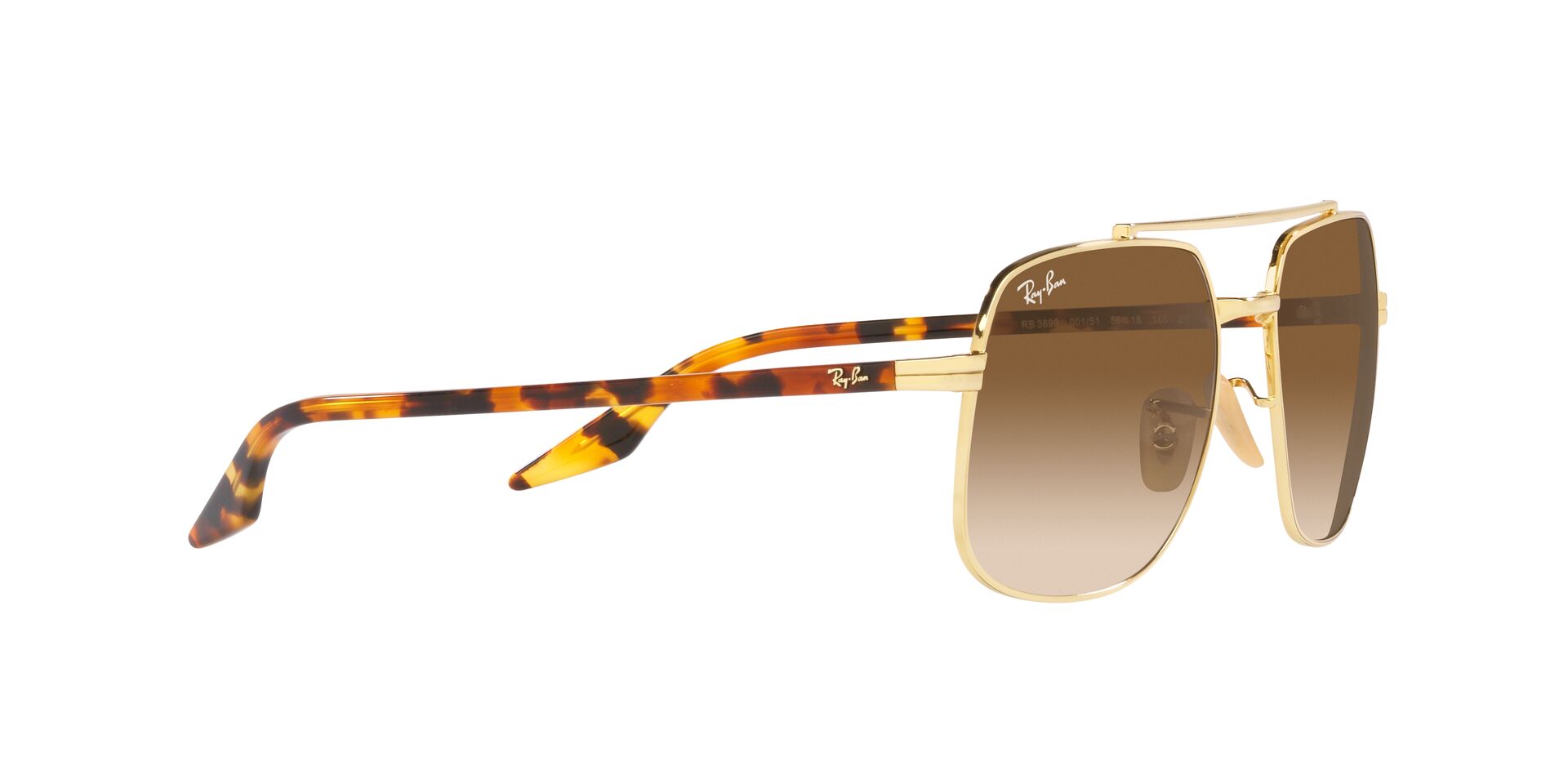 RAYBAN RB3699 001/51 59 SUNGLASSES