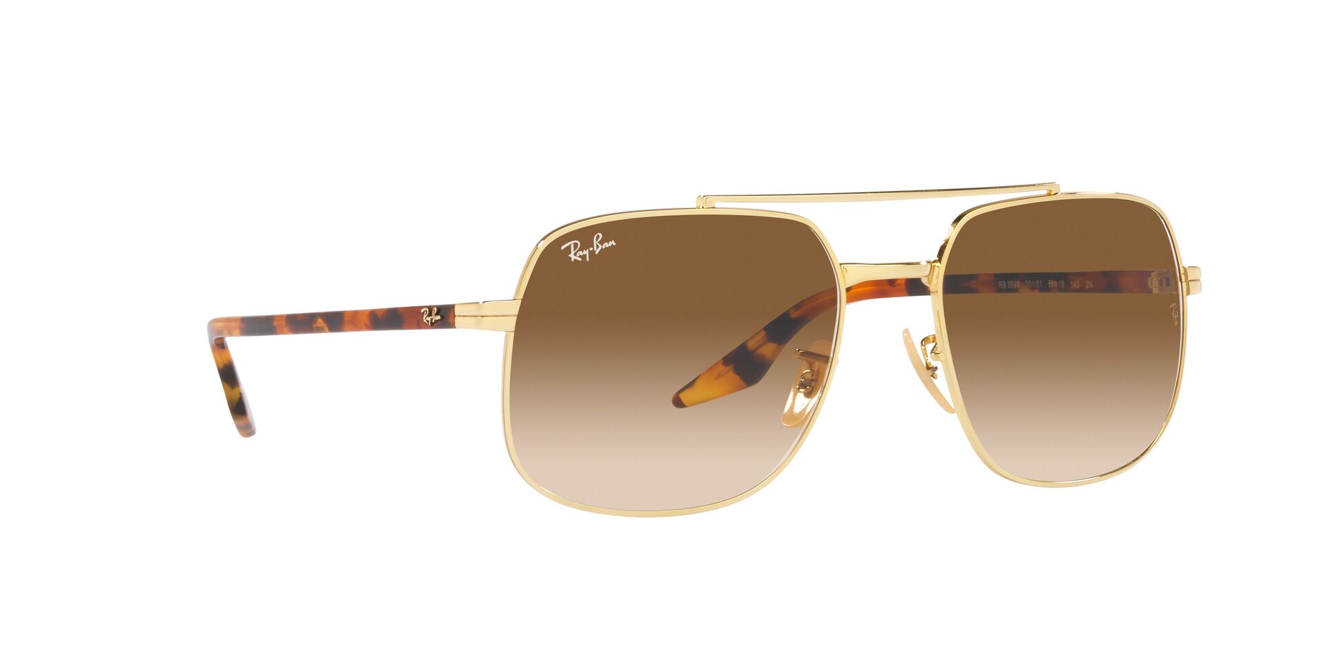 RAYBAN RB3699 001/51 59 SUNGLASSES