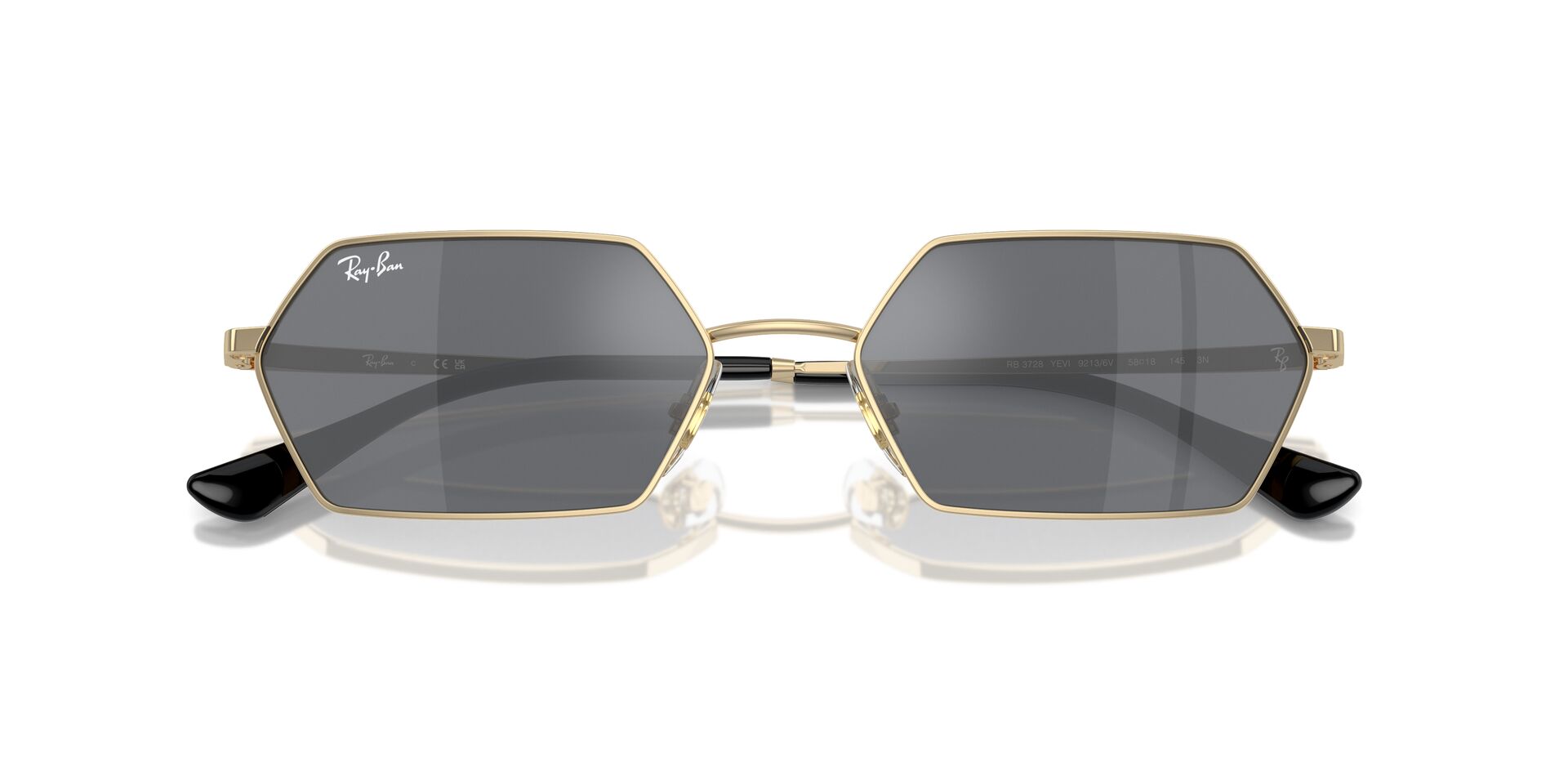 RAYBAN RB3728 YEVI 92136V 55 SUNGLASSES