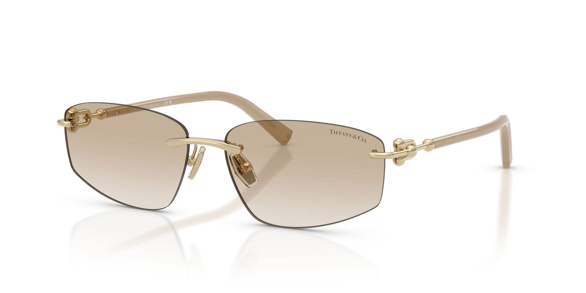 Tiffany LUNETT 23k gold sunglasses 希少 TIFFANY & CO TF3114 602111 59 SUNGLASSES