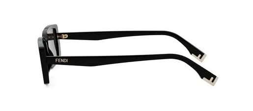 FENDI FE40164I 01A 53 SUNGLASSES