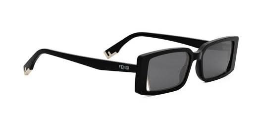 FENDI FE40164I 01A 53 SUNGLASSES