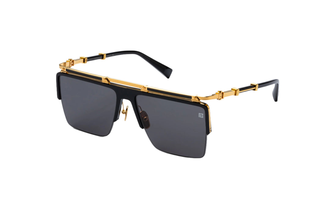 BALMAIN BPS168A TRIOMPHE BLK GLD 61 SUNGLASSES