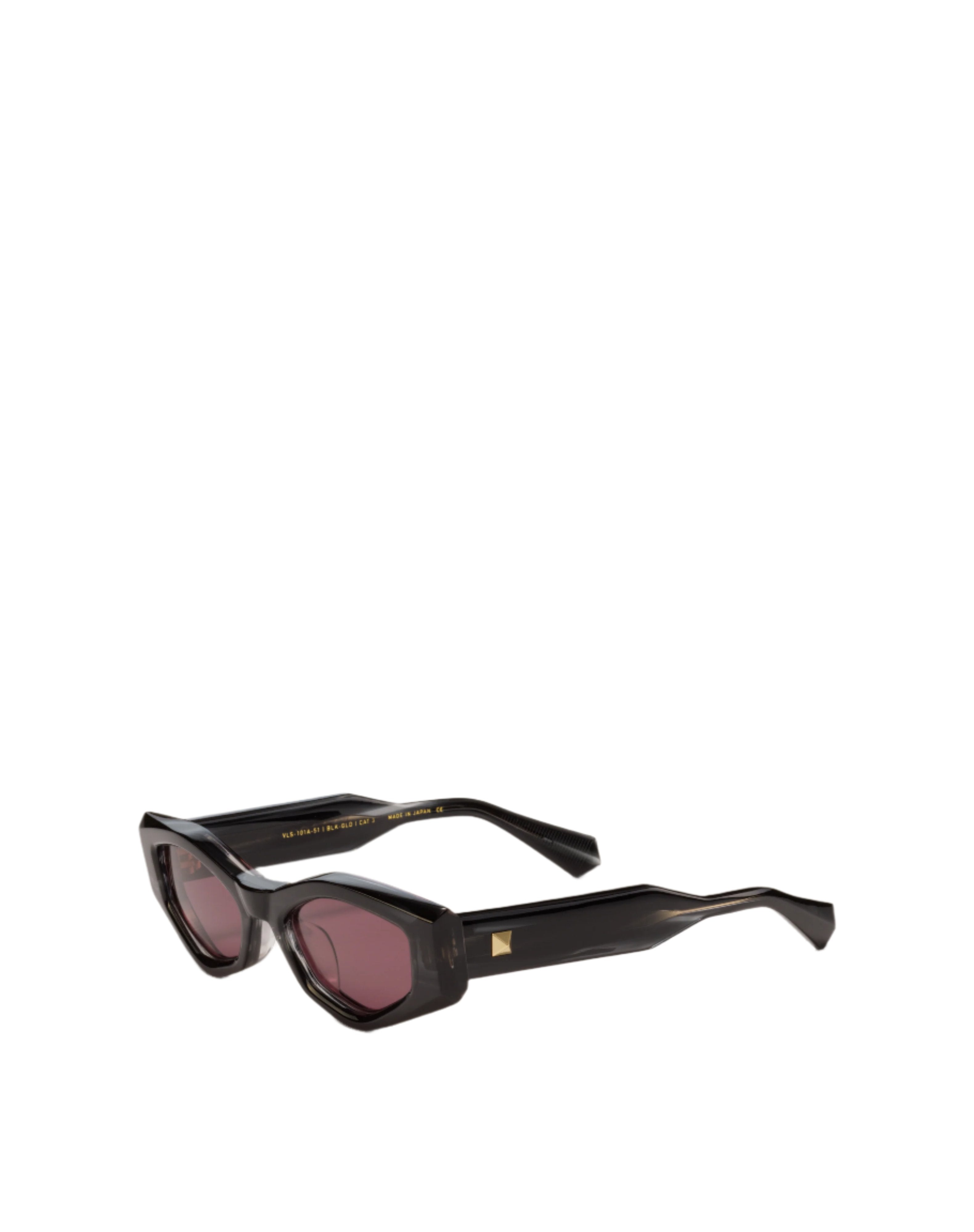 VALENTINO VLS101A V-TRE BLK GLD 51 SUNGLASSES