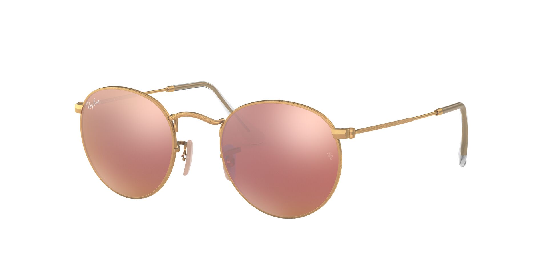 RAYBAN RB3447 ROUND METAL 112 Z2 50 SUNGLASSES