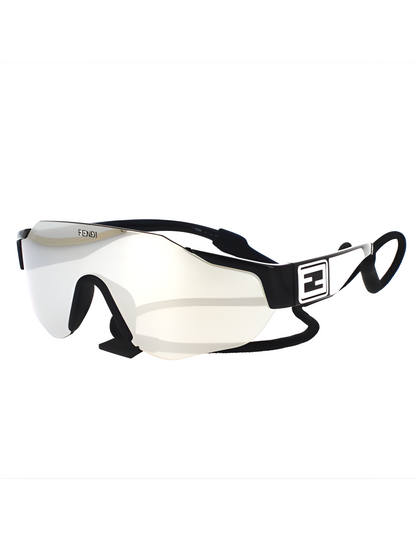 FENDI FE40088UY  01C 0011 Nylon NA 135 Plastic SUNGLASSES