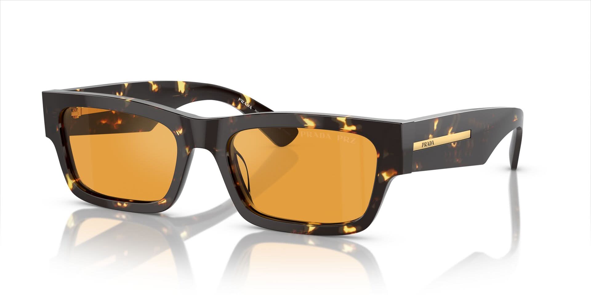 専用✨PRADA Tortoiseshell Sunglasses ゴールドロゴ PRADA PRA03S 16O20C 56 SUNGLASSES