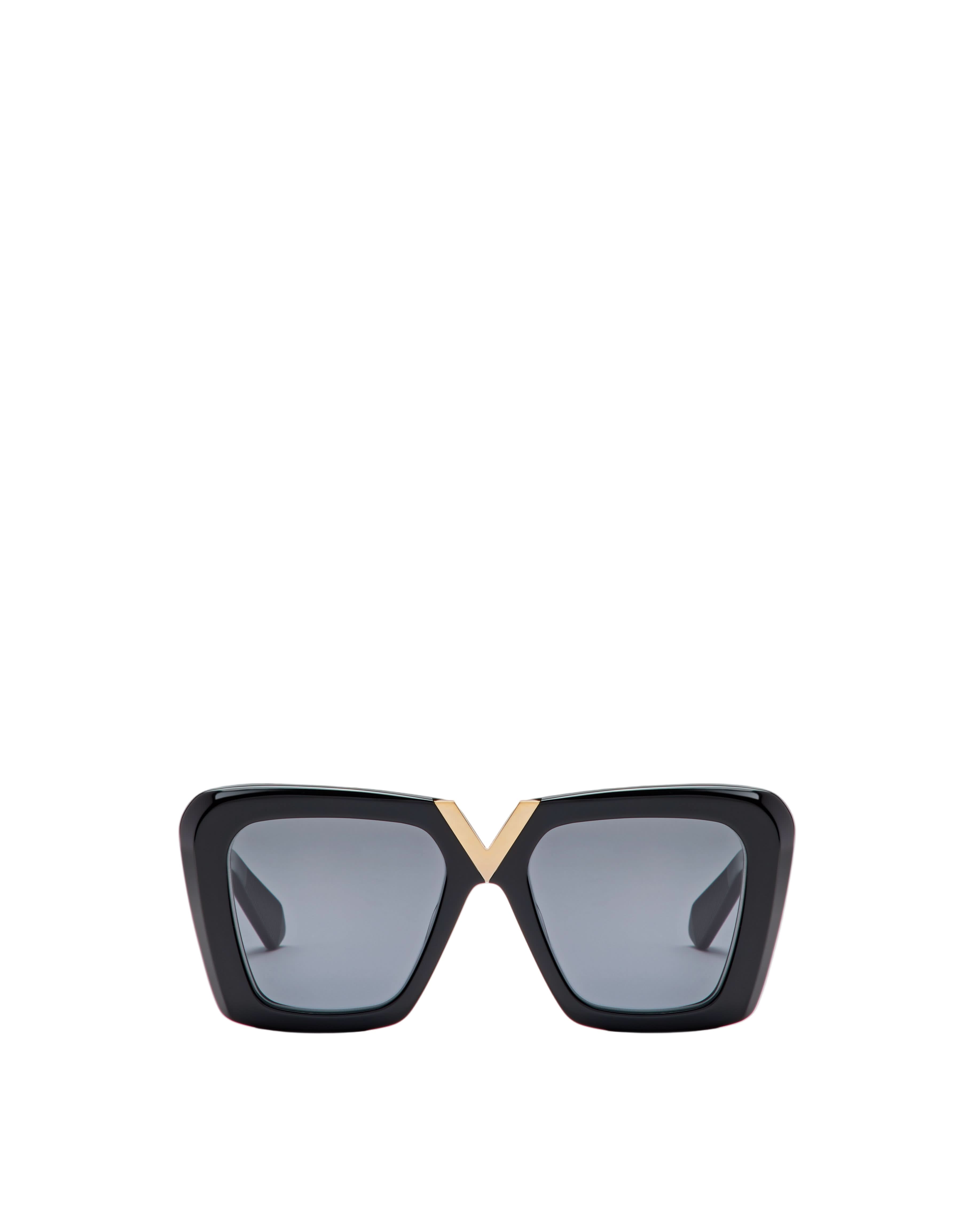 VALENTINO VLS161A V-GOLD II BLK GLD 53 SUNGLASSES