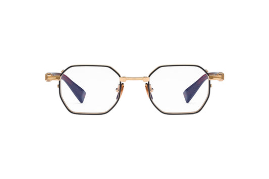 BALMAIN BPX166B SAINT JEAN II GLD BRN 48 FRAME