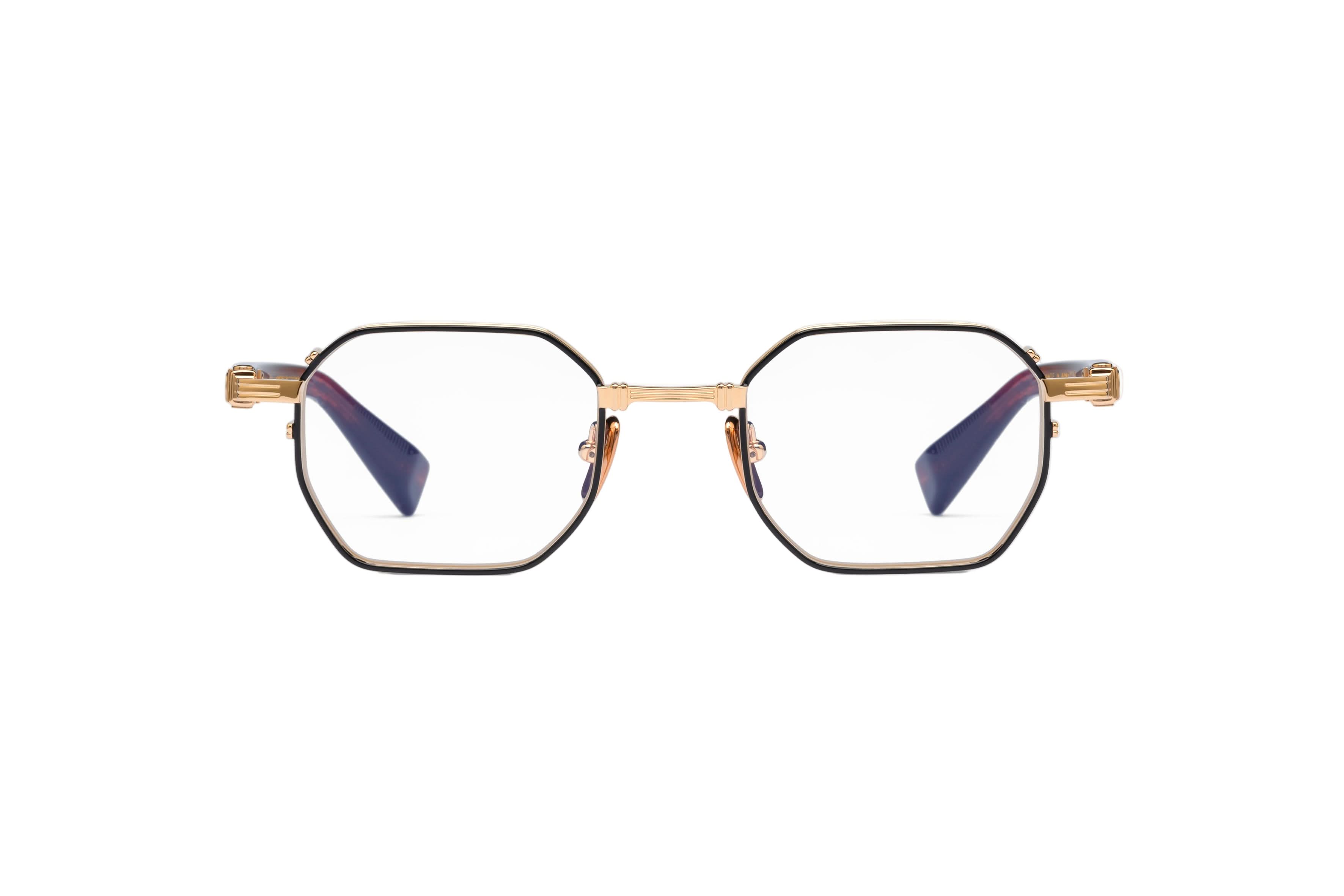 BALMAIN BPX166B SAINT JEAN II GLD BRN 48 FRAME