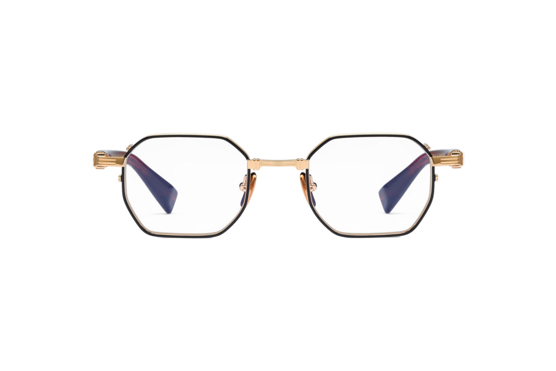 BALMAIN BPX166B SAINT JEAN II GLD BRN 48 FRAME