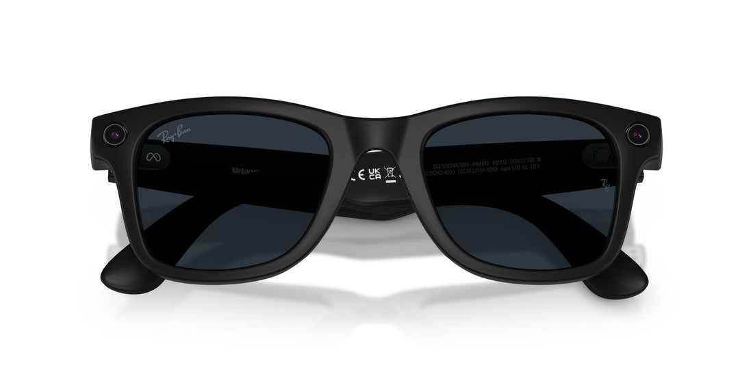 RAYBAN META 0RW4012 WAYFARER LARGE GEN 2 601S1Z 53 SUNGLASSES