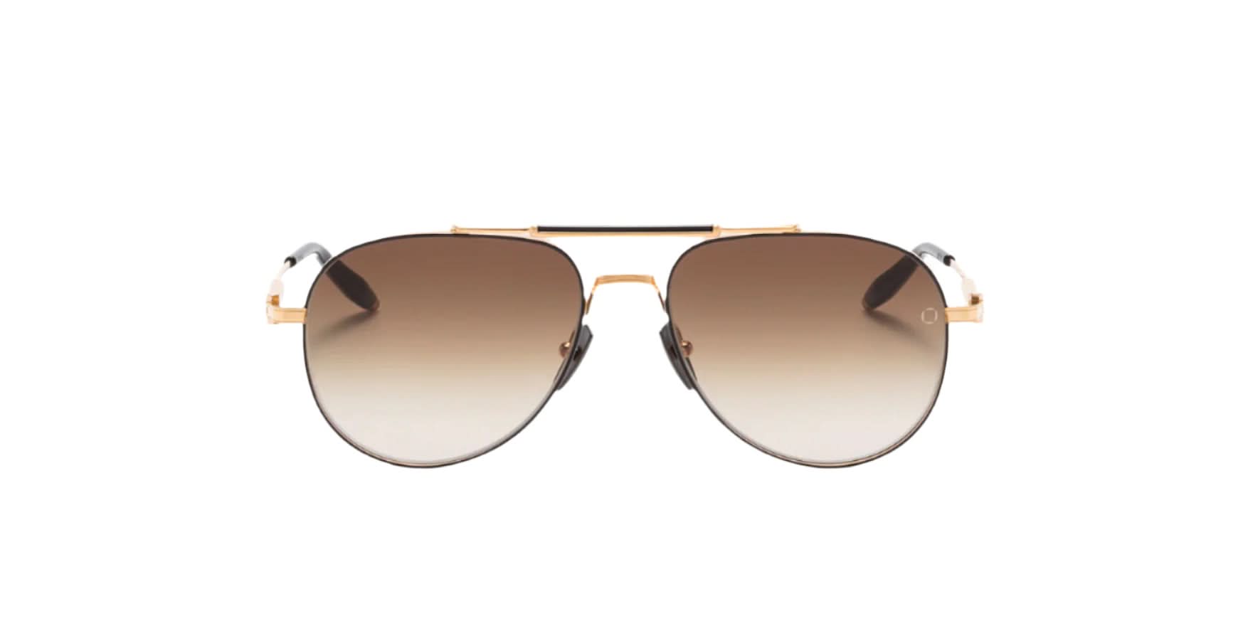 AKONI AKS202A HYDRA GLD BLK 59 SUNGLASSES