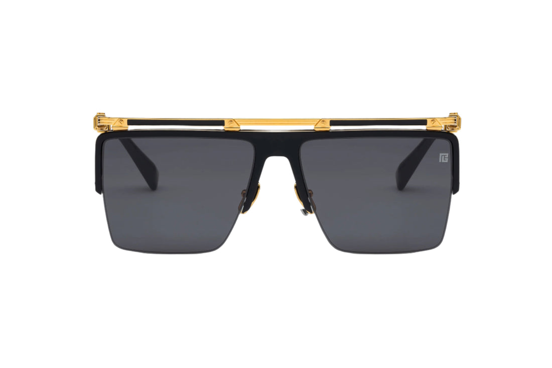 BALMAIN BPS168A TRIOMPHE BLK GLD 61 SUNGLASSES