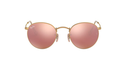 RAYBAN RB3447 ROUND METAL 112 Z2 50 SUNGLASSES