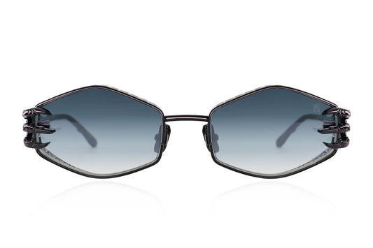 ANNA KARIN CLAW PLUME 47/100 BLACK 54 SUNGLASSES