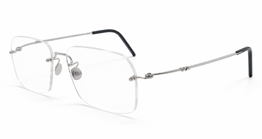 LINDBERG LTD065 492BB SPIRIT PRECIOUS DIAMOND SAPPHIRES WHITE GOLD 750 53 FRAME