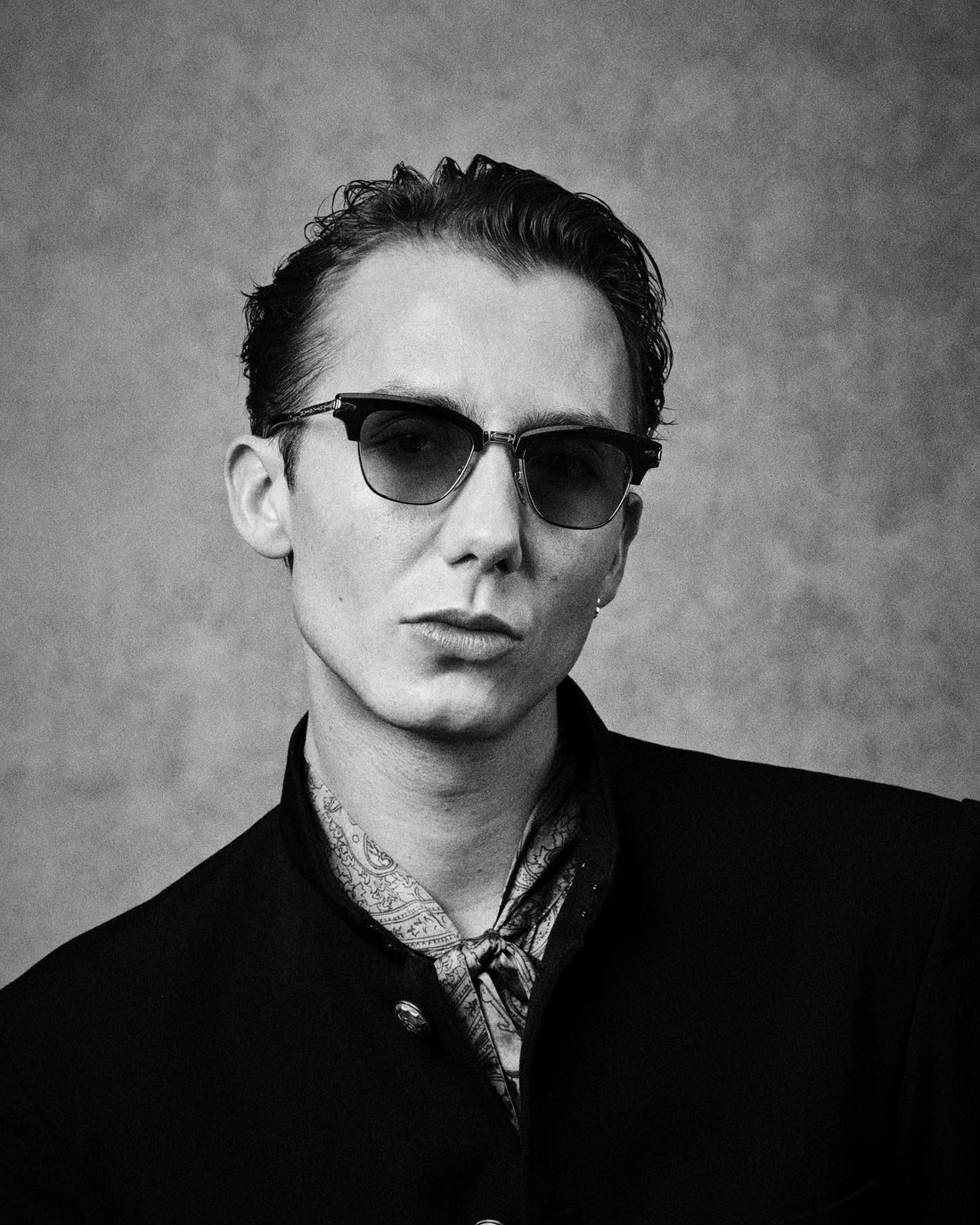 JACQUES MARIE MAGE SARTRE 13/500 JMMTQ15A NOIR 15 49 SUNGLASSES