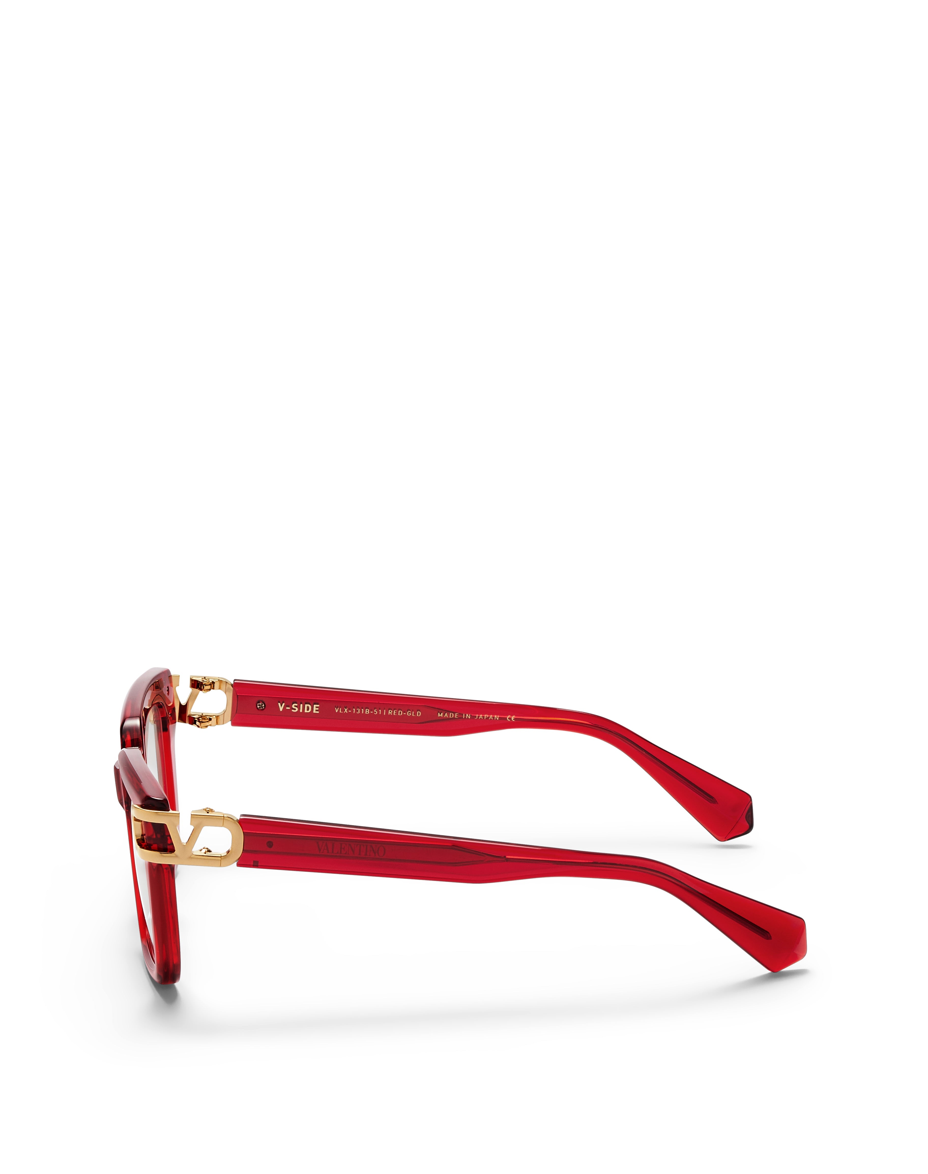VALENTINO VLX131B V SIDE RED GLD 51 FRAME