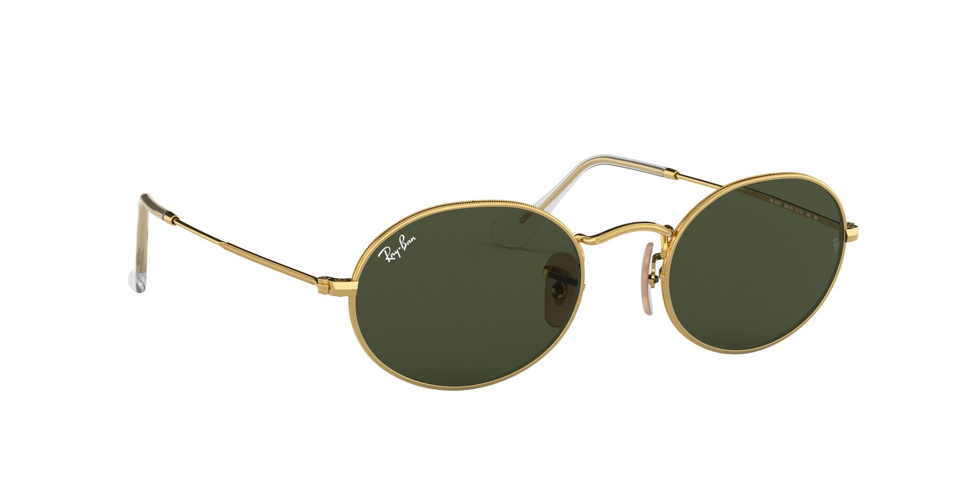 RAYBAN RB3547 OVAL 001/31 51 SUNGLASSES