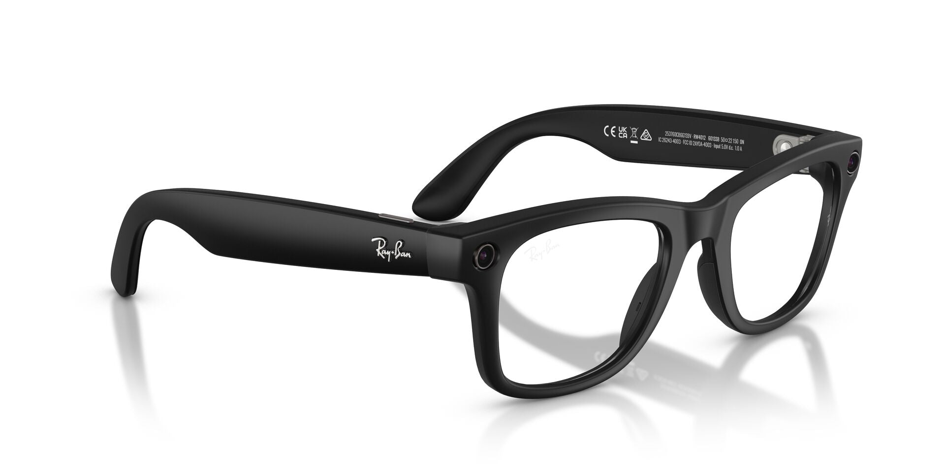 RAYBAN META 0RW4012 WAYFARER LARGE GEN 2 601SSB 53 SUNGLASSES