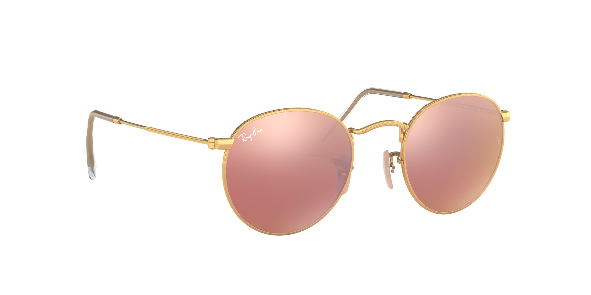RAYBAN RB3447 ROUND METAL 112 Z2 50 SUNGLASSES