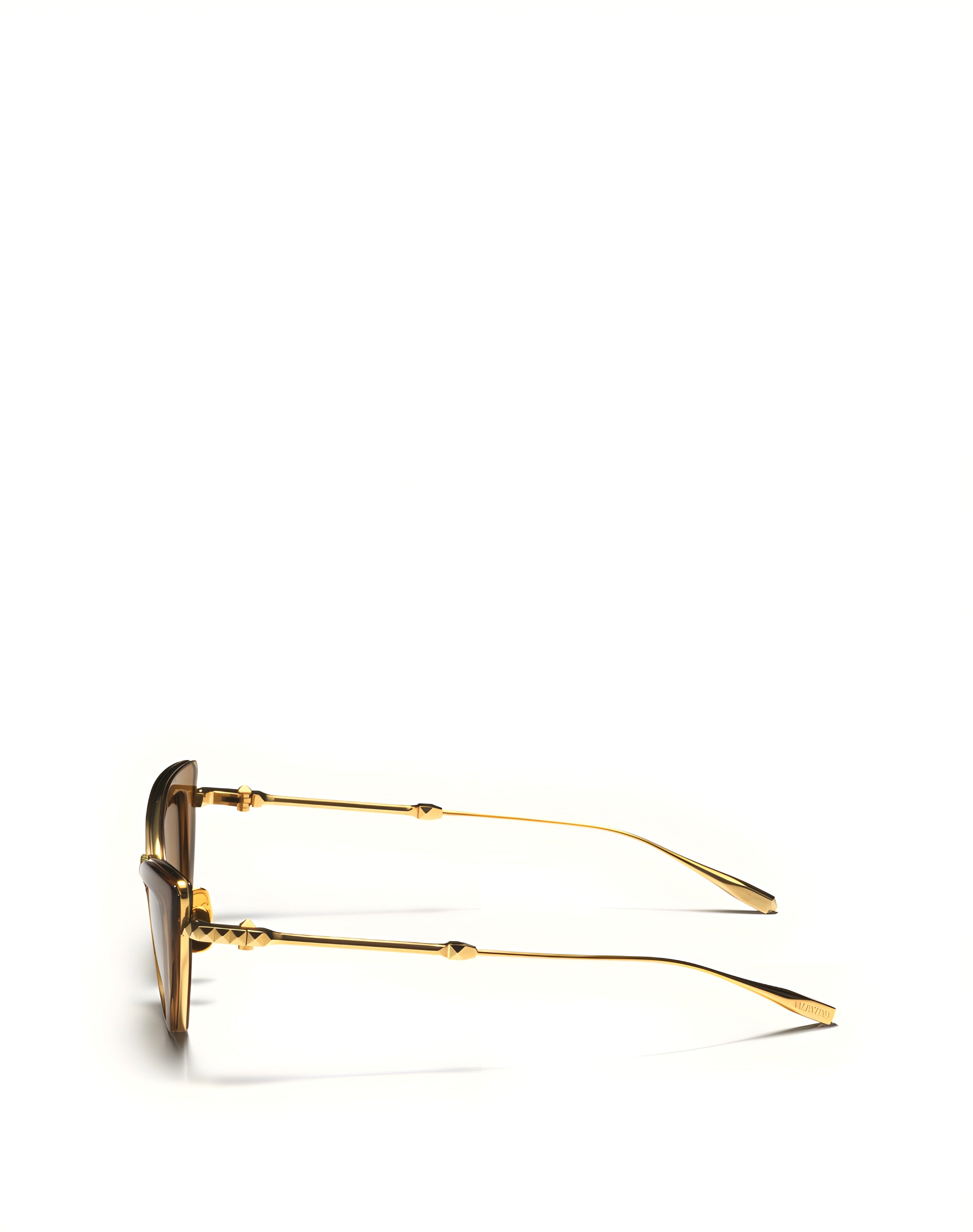 VALENTINO VLS102B VIII GLD BRN 50 SUNGLASSES