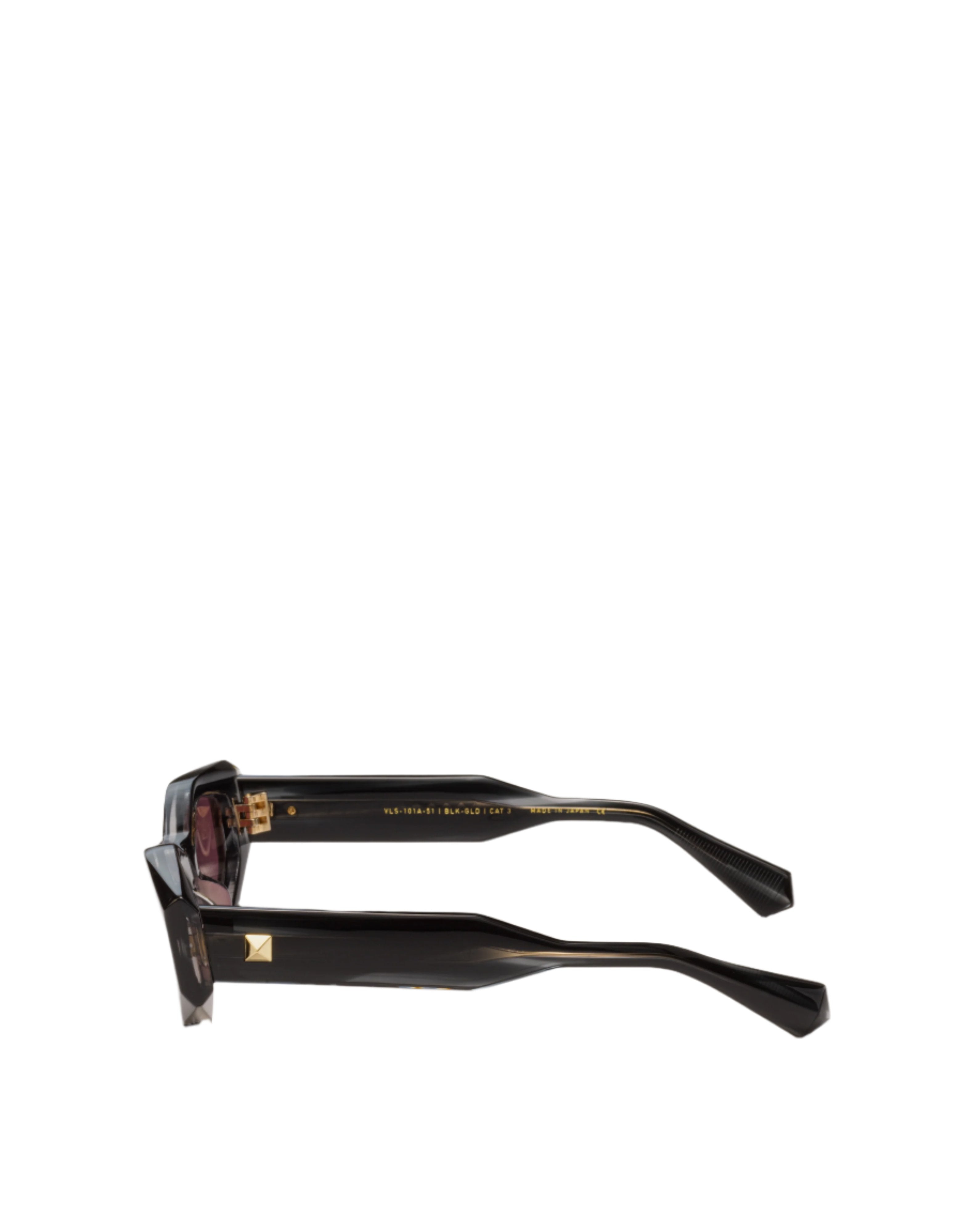 VALENTINO VLS101A V-TRE BLK GLD 51 SUNGLASSES