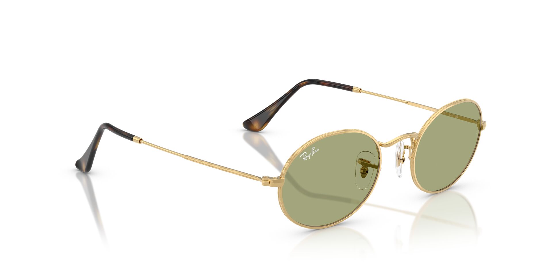 RAYBAN RB3547 OVAL 001 4E 51 SUNGLASSES