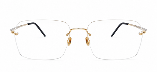 LINDBERG 2539 T951 114BA SPIRIT PRECIOUS YELLOW GOLD BLK 750 53 FRAME