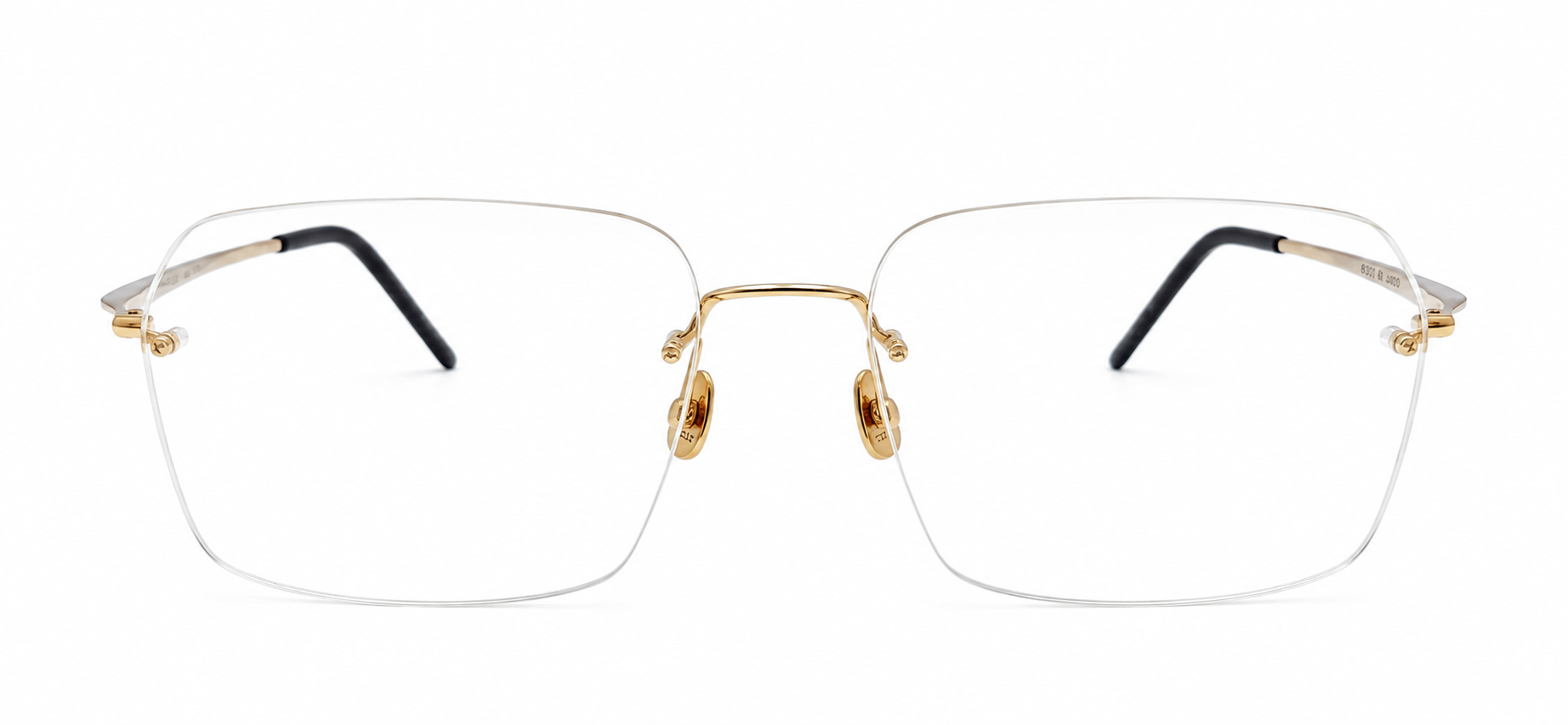LINDBERG 2539 T951 114BA SPIRIT PRECIOUS YELLOW GOLD BLK 750 53 FRAME