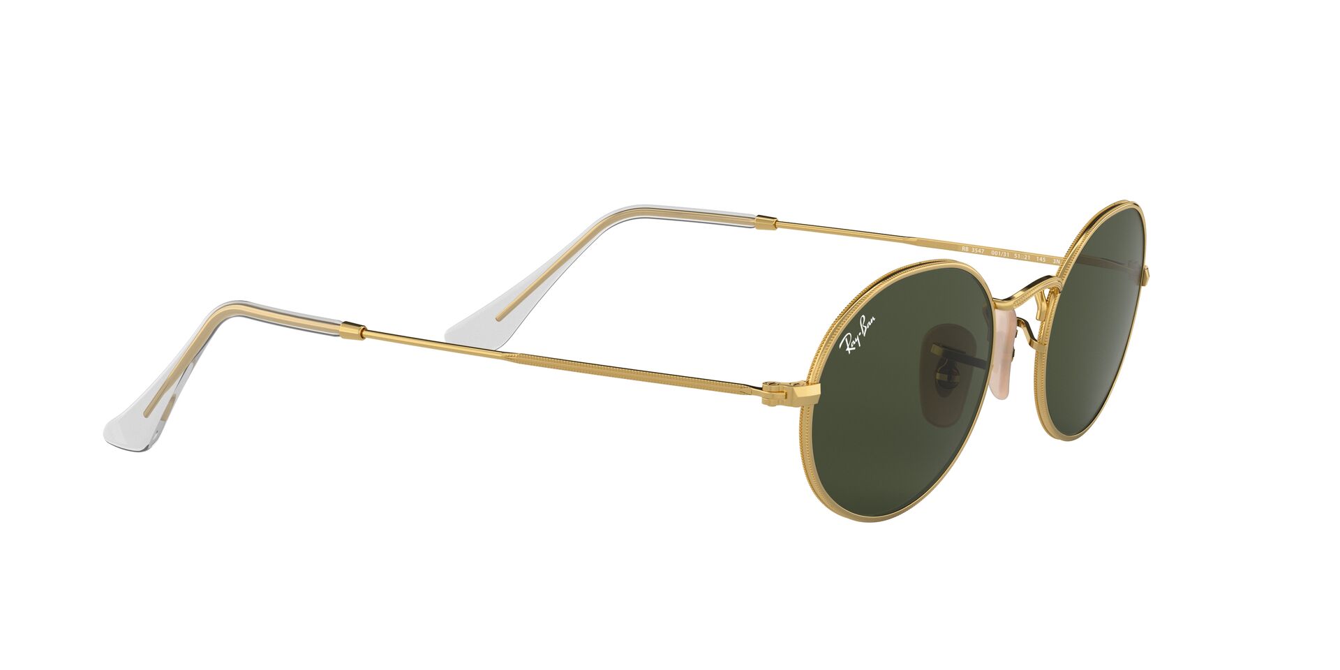 RAYBAN RB3547 OVAL 001/31 51 SUNGLASSES