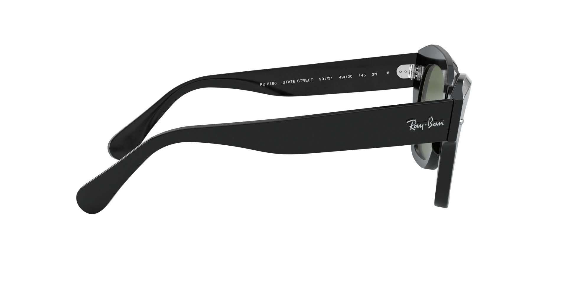 RAYBAN RB2186 STATE STREET 901/31 49 SUNGLASSES